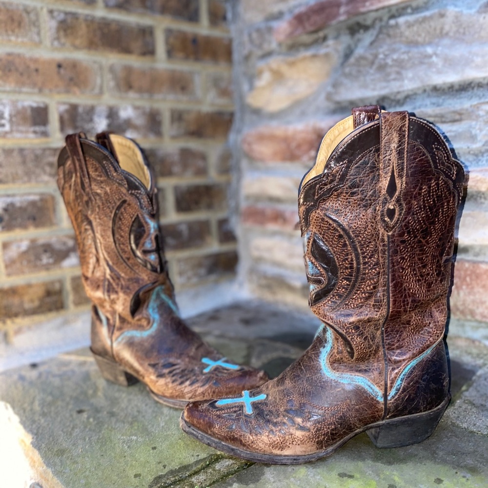 JB Dillion cross cowboy boots